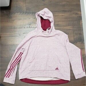 Adidas Pink High Neck Sweatshirts Size L